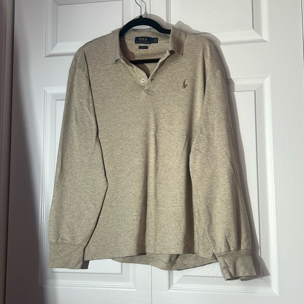 Men’s large beige Ralph Lauren shirt